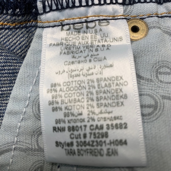 BEBE ankle skinny jeans size 31 - Picture 4 of 5